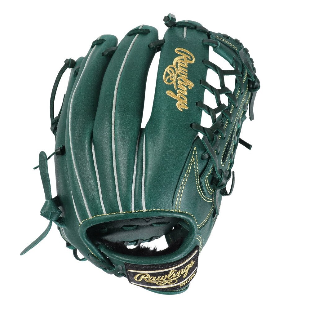 ローリングス（Rawlings）（キッズ）少年軟式用グラブ オールラウンド用 野球グローブ HYPER TECH R9 SERIES GJ4R9N8L-DGRN