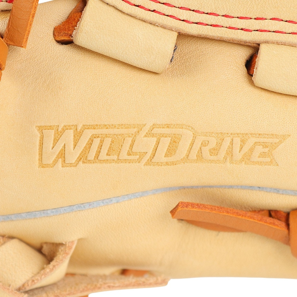 ミズノ（MIZUNO）（キッズ）少年軟式用グラブ オールラウンド用 野球グローブ ジュニア WILL DRIVE RED 24SS 1AJGY30840 8049
