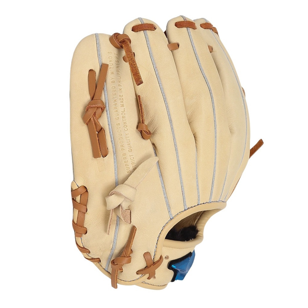 ミズノ（MIZUNO）（キッズ）少年軟式用グラブ オールラウンド用 野球グローブ ジュニア ウィルドライブ ブルー コンパクト 1AJGY20630 8049