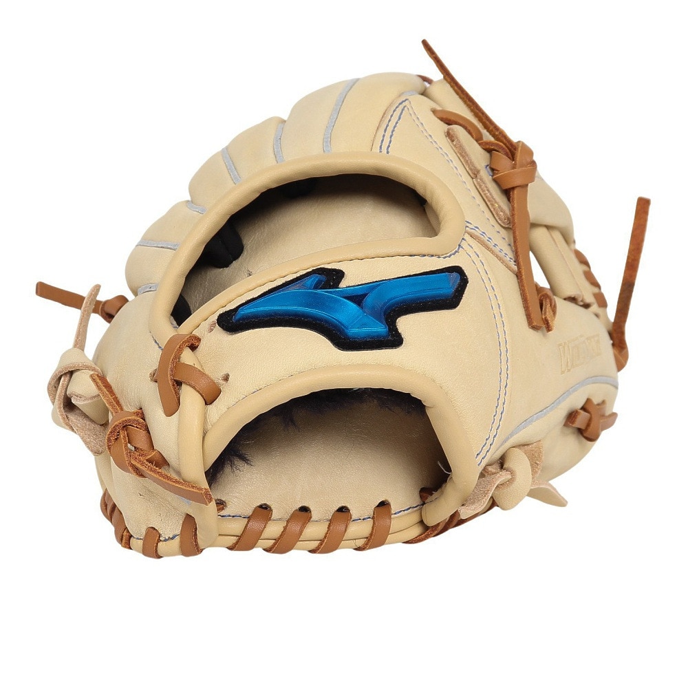 ミズノ（MIZUNO）（キッズ）少年軟式用グラブ オールラウンド用 野球グローブ ジュニア ウィルドライブ ブルー コンパクト 1AJGY20630 8049