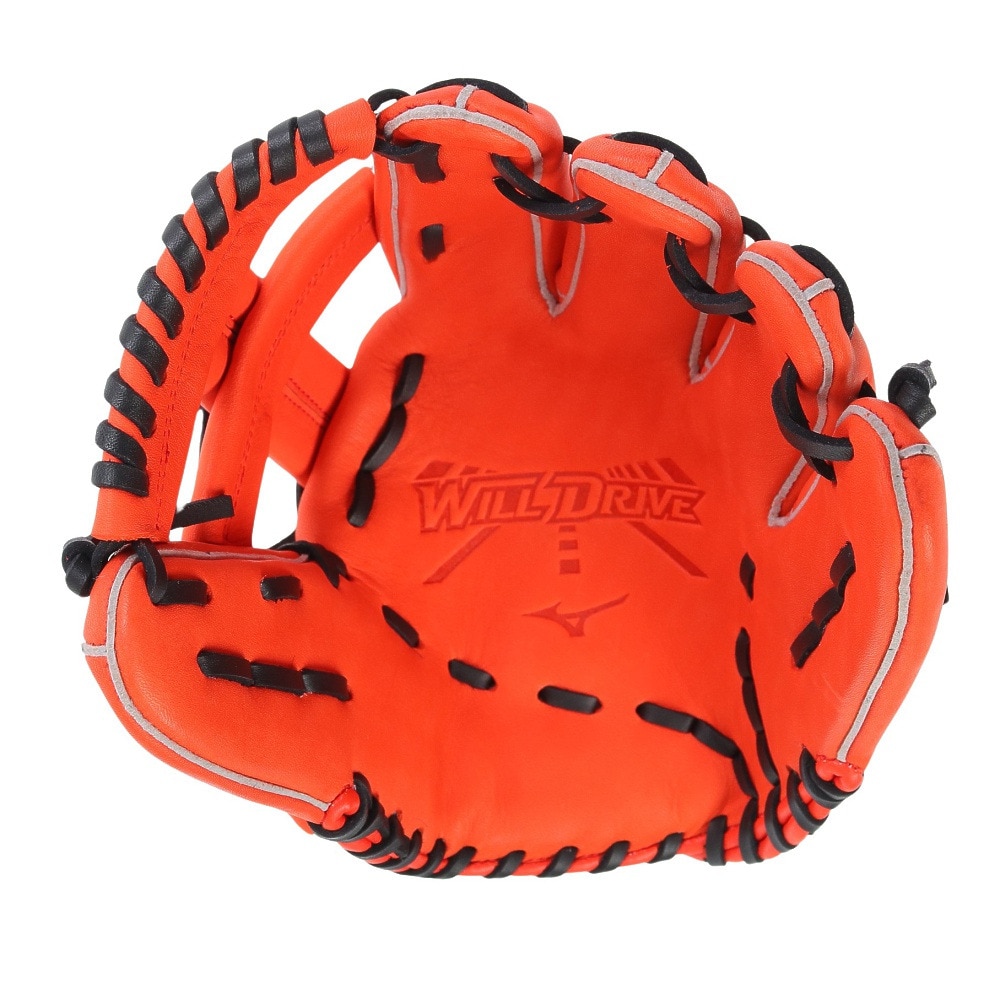 ミズノ（MIZUNO）（キッズ）少年軟式用グラブ オールラウンド用 野球グローブ ジュニア WILLDRIVE RED 24SS 1AJGY30610 5209