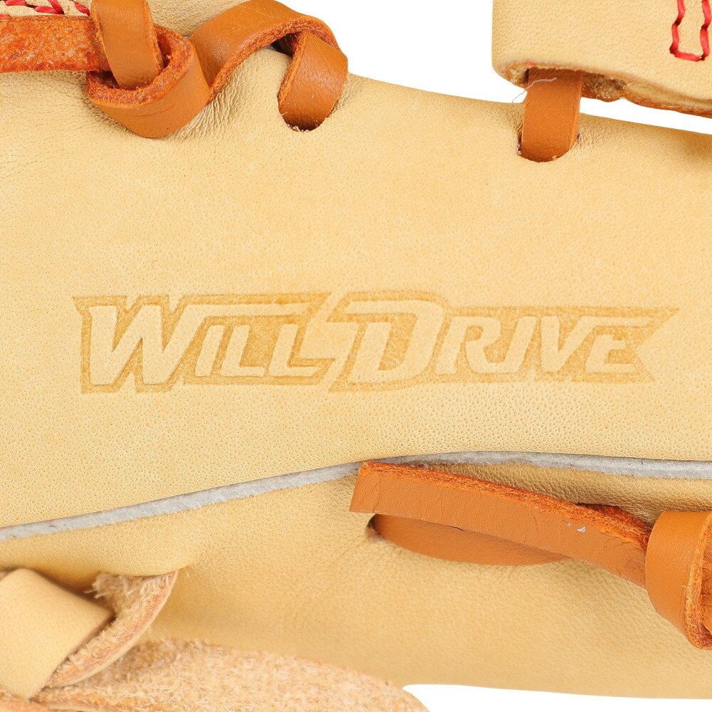 ミズノ（MIZUNO）（キッズ）少年軟式用グラブ オールラウンド用 野球グローブ ジュニア WILL DRIVE RED 24SS 1AJGY30830 8049