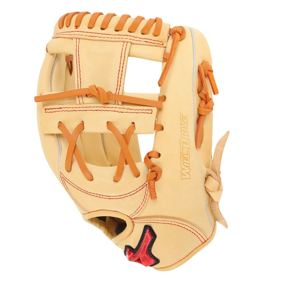 ミズノ（MIZUNO）（キッズ）少年軟式用グラブ オールラウンド用 野球グローブ ジュニア WILL DRIVE RED 24SS 1AJGY30830 8049