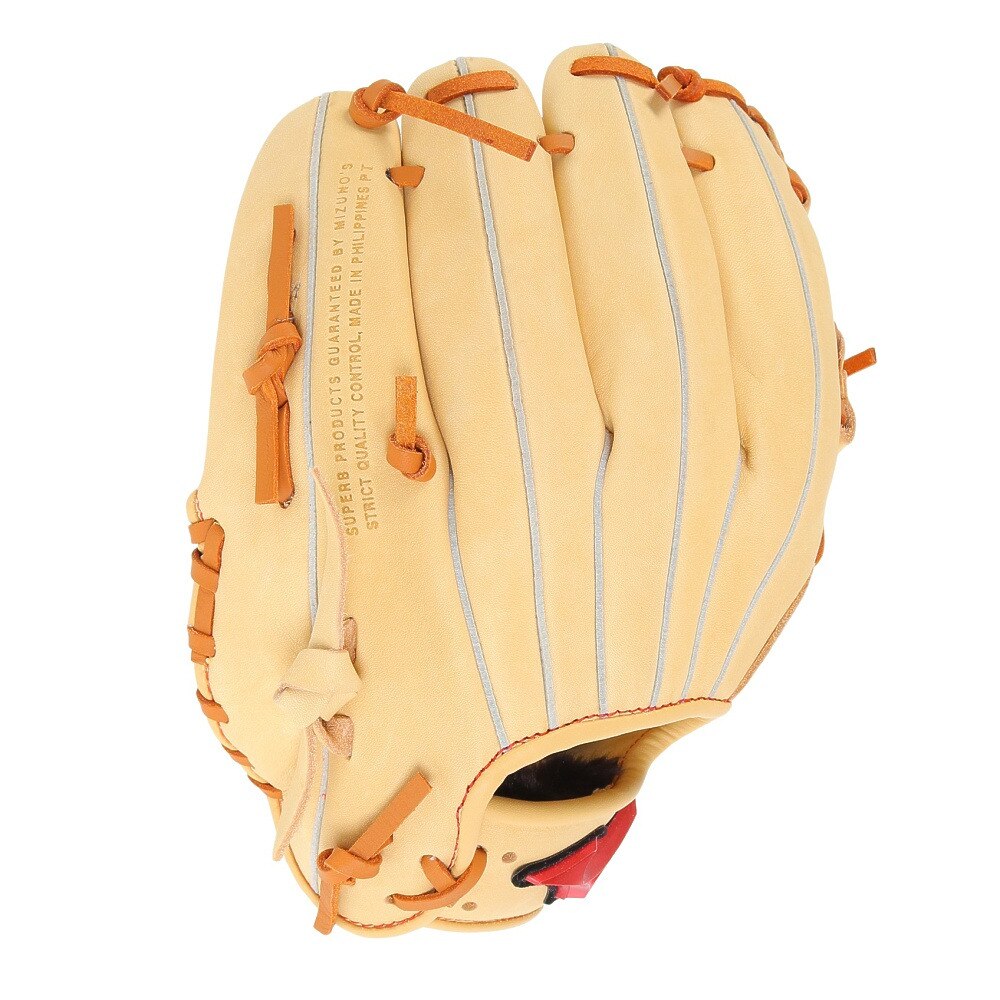 ミズノ（MIZUNO）（キッズ）少年軟式用グラブ オールラウンド用 野球グローブ ジュニア WILL DRIVE RED 24SS 1AJGY30830 8049