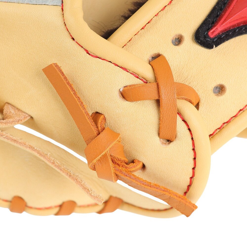 ミズノ（MIZUNO）（キッズ）少年軟式用グラブ オールラウンド用 野球グローブ ジュニア WILL DRIVE RED 24SS 1AJGY30830 8049