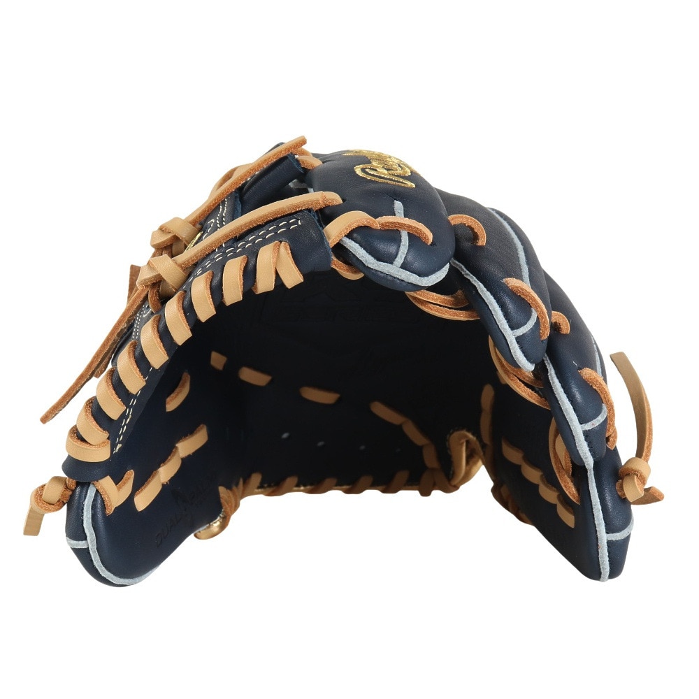 ローリングス（Rawlings）（キッズ）少年軟式用グラブ オールラウンド用 野球グローブ ジュニア ハイパーテック R9 SERIESBFS ネイビー GJ4FR9BFS-N