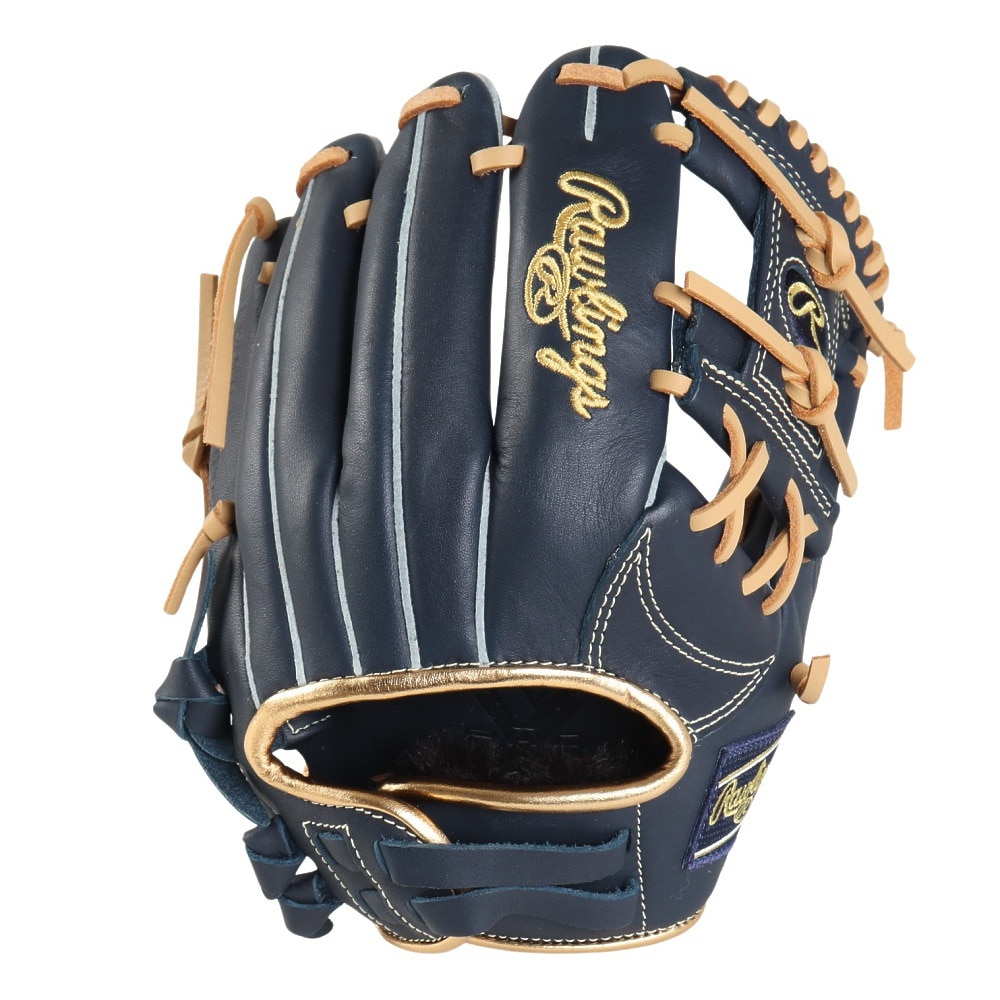 ローリングス（Rawlings）（キッズ）少年軟式用グラブ オールラウンド用 野球グローブ ジュニア ハイパーテック R9 SERIESBFS ネイビー GJ4FR9BFS-N