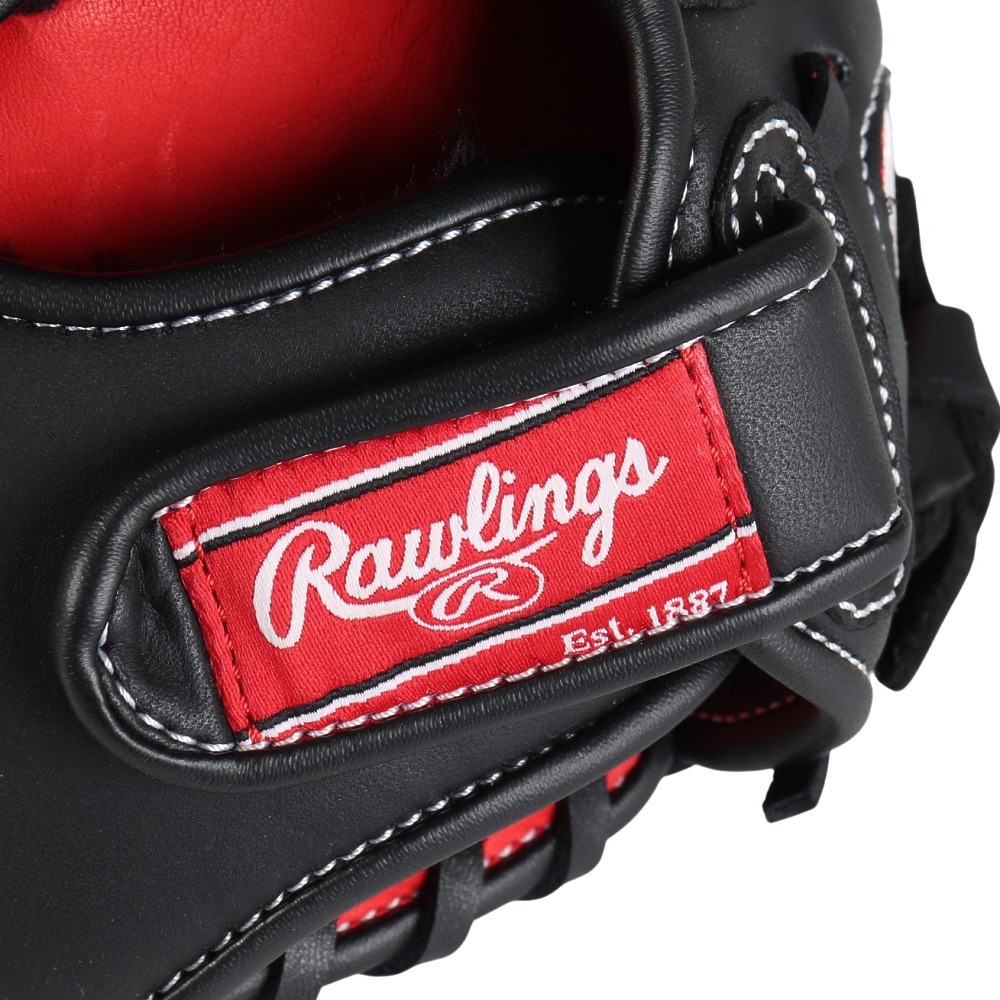 ローリングス（Rawlings）（キッズ）少年軟式用グラブ オールラウンド用 野球グローブ ジュニア グラブ シュアキャッチ BFS ブラック GJ4SCBFS-B