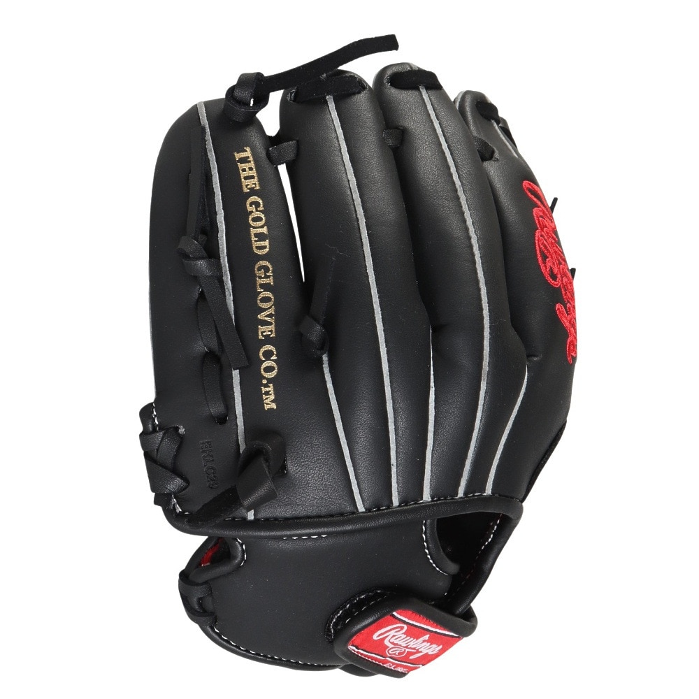 ローリングス（Rawlings）（キッズ）少年軟式用グラブ オールラウンド用 野球グローブ ジュニア グラブ シュアキャッチ BFSS ブラック GJ4SCBFSS-B