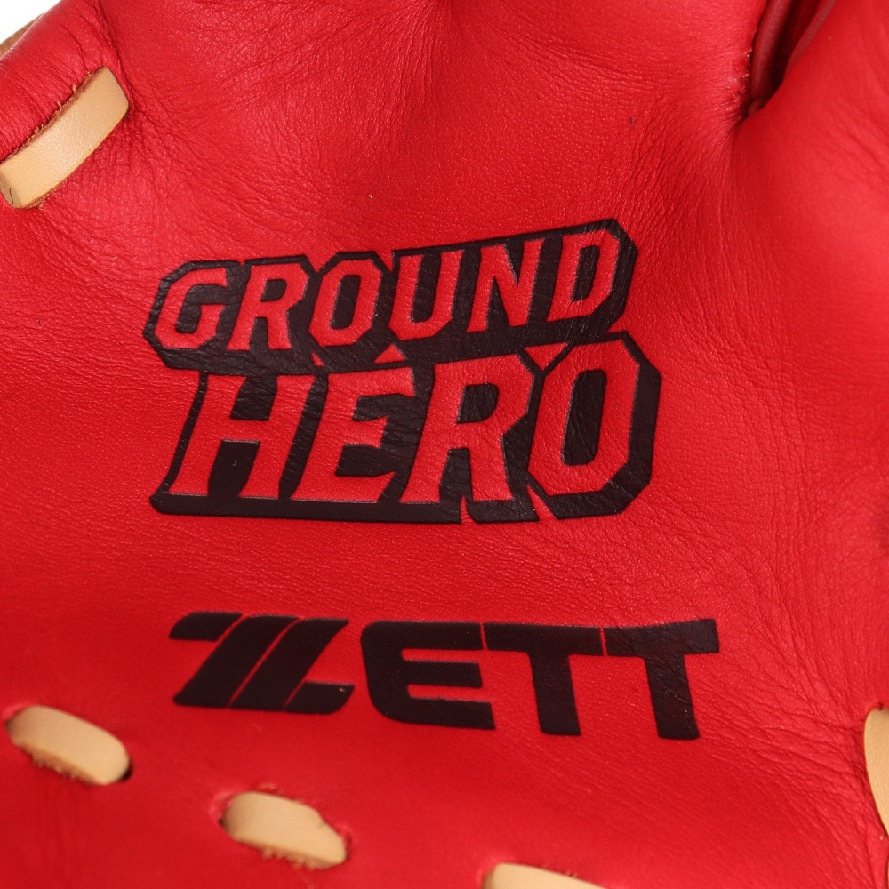 ゼット（ZETT）（キッズ）少年軟式用グラブ オールラウンド用 野球グローブ ジュニア グランドヒーロー GROUNDHERO BJGB76420-6432