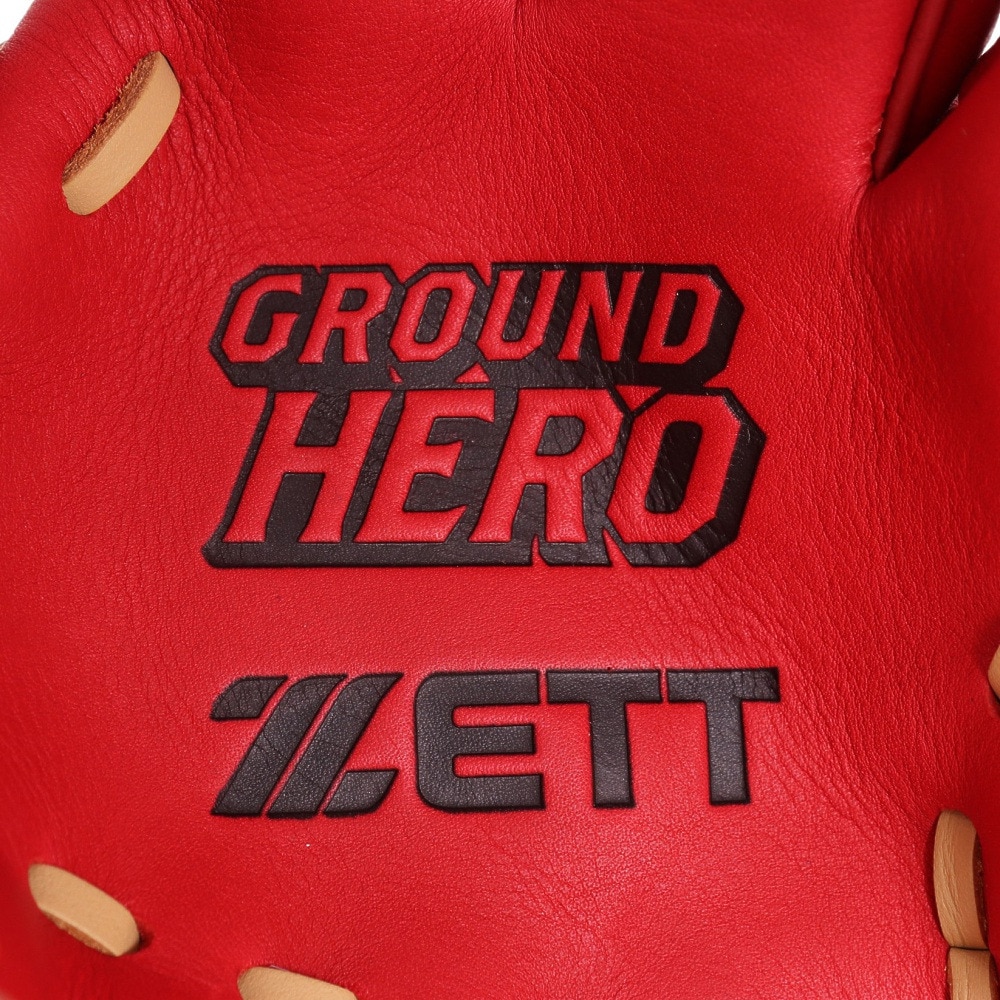 ゼット（ZETT）（キッズ）少年軟式用グラブ オールラウンド用 野球グローブ ジュニア グランドヒーロー GROUNDHERO BJGB76430-6432