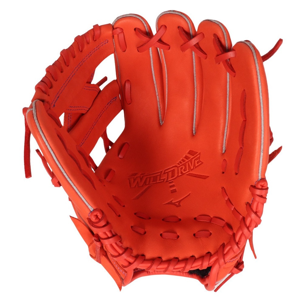 ミズノ（MIZUNO）（キッズ）少年軟式用グラブ オールラウンド用 野球グローブ ジュニア ウィルドライブ ブルー WILL DRIVE 1AJGY20330 52