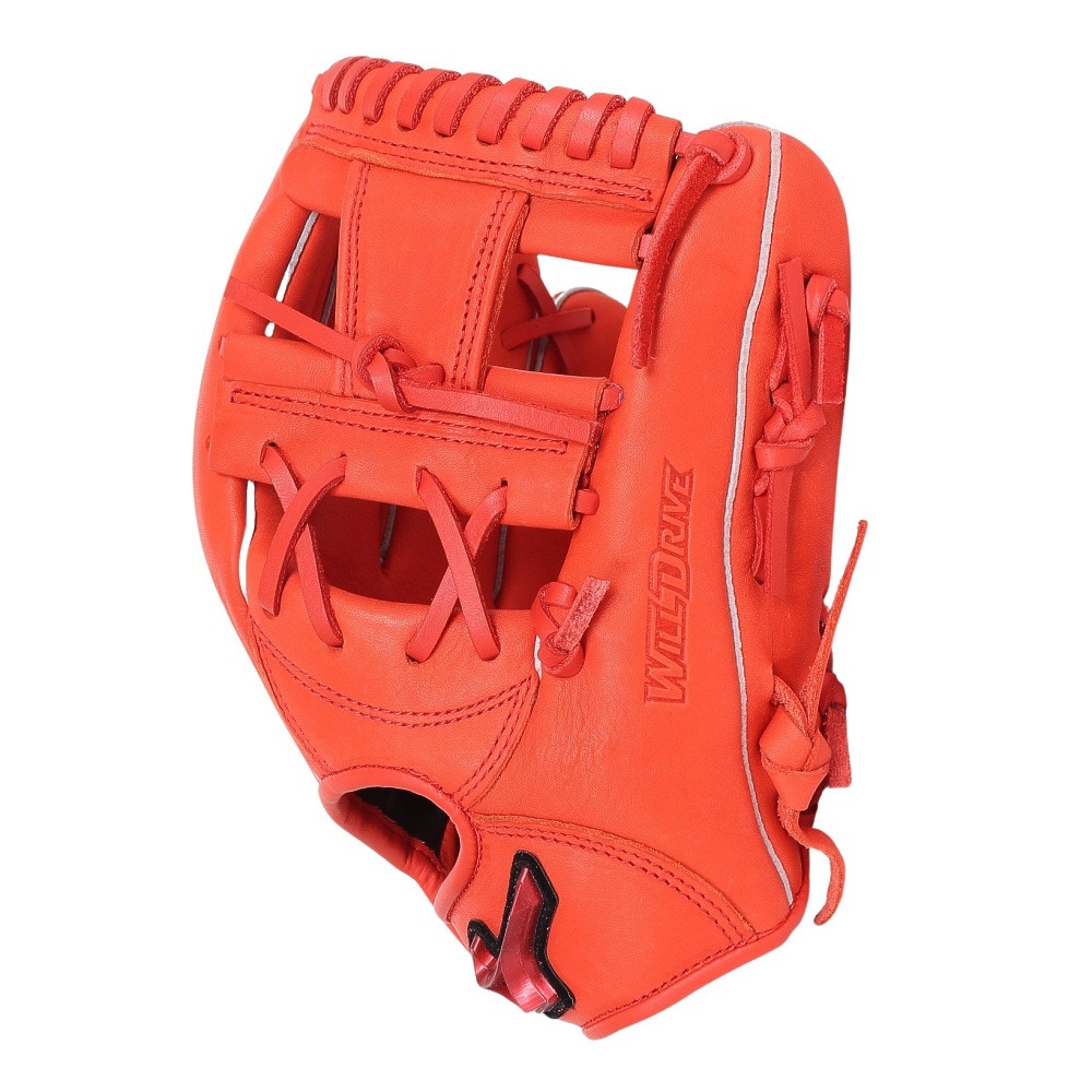 ミズノ（MIZUNO）（キッズ）少年軟式用グラブ オールラウンド用 野球グローブ ジュニア ウィルドライブ レッド WILL DRIVE 1AJGY30730 52