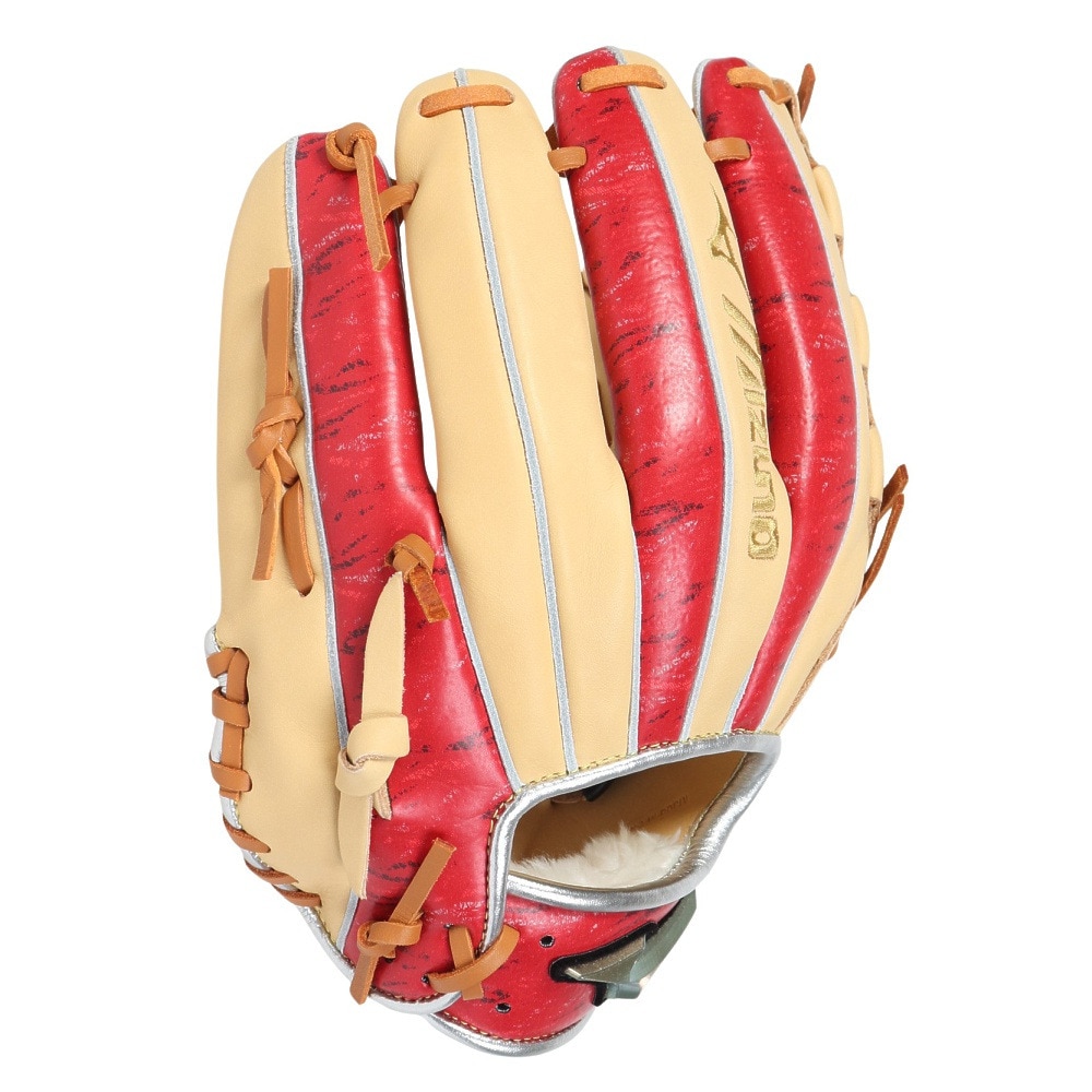 ミズノ（MIZUNO）（キッズ）少年軟式用グラブ オールラウンド用 ジュニア グローバルエリート RG Hselection SIGNA 2024ミズノセレクション 1AJGY31220 80A5