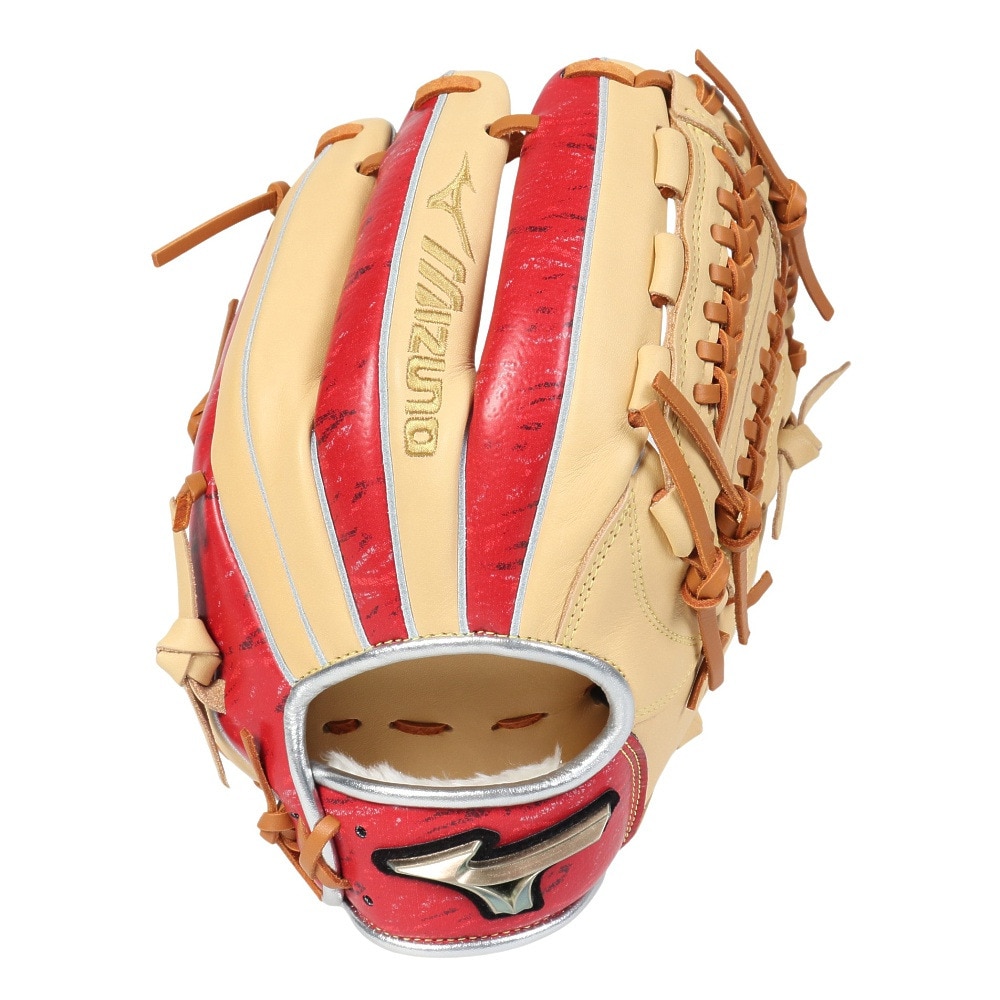 ミズノ（MIZUNO）（キッズ）少年軟式用グラブ オールラウンド用 ジュニア グローバルエリート RG Hselection SIGNA 2024ミズノセレクション 1AJGY31220 80A5