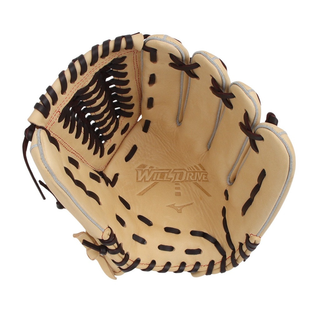 ミズノ（MIZUNO）（キッズ）少年軟式用グラブ オールラウンド用 野球グローブ ジュニア ウィルドライブ レッド AXI 1AJGY31540 8066