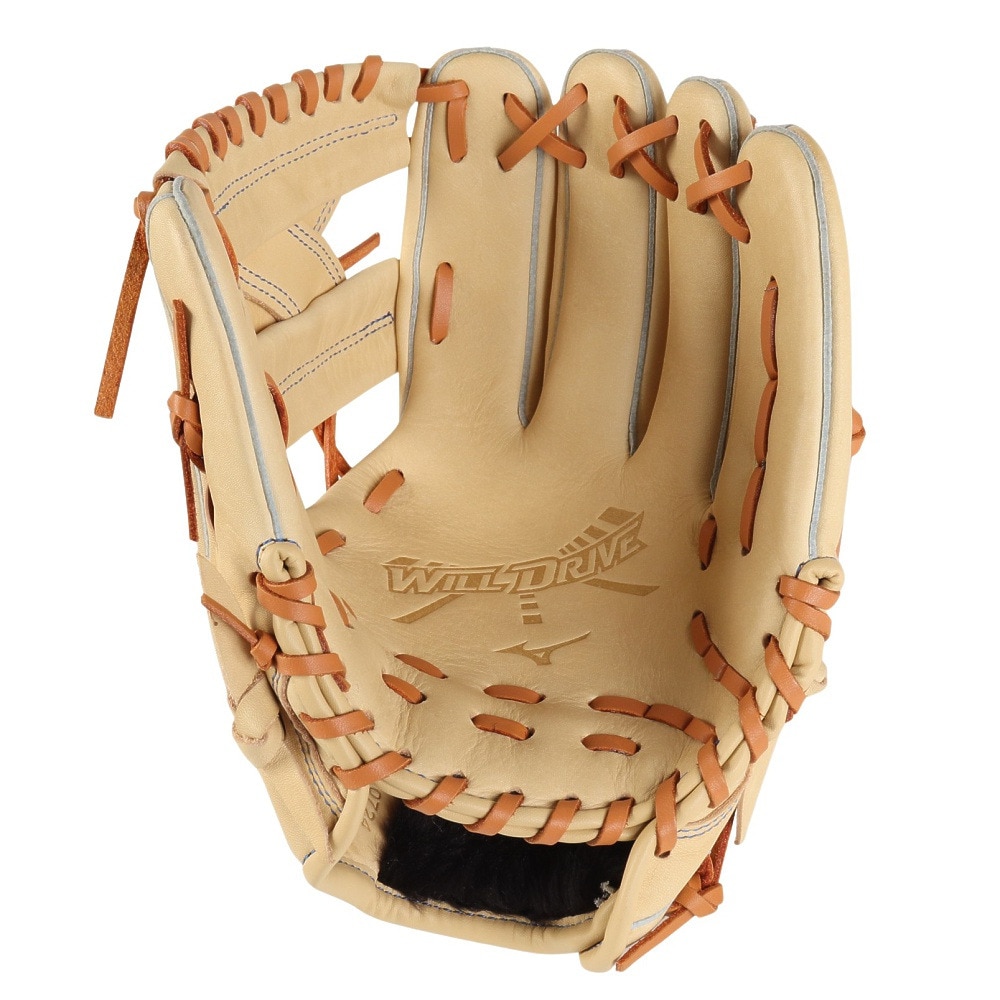 ミズノ（MIZUNO）（キッズ）少年軟式用グラブ オールラウンド用 野球グローブ ジュニア ウィルドライブ ブルー 24AW 1AJGY31630 8049