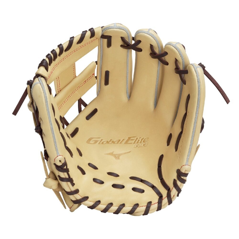 ミズノ（MIZUNO）（キッズ）【新商品】 少年軟式用グラブ オールラウンド グローバルエリート Hselection SIGNA サイズL 1AJGY32220 8057