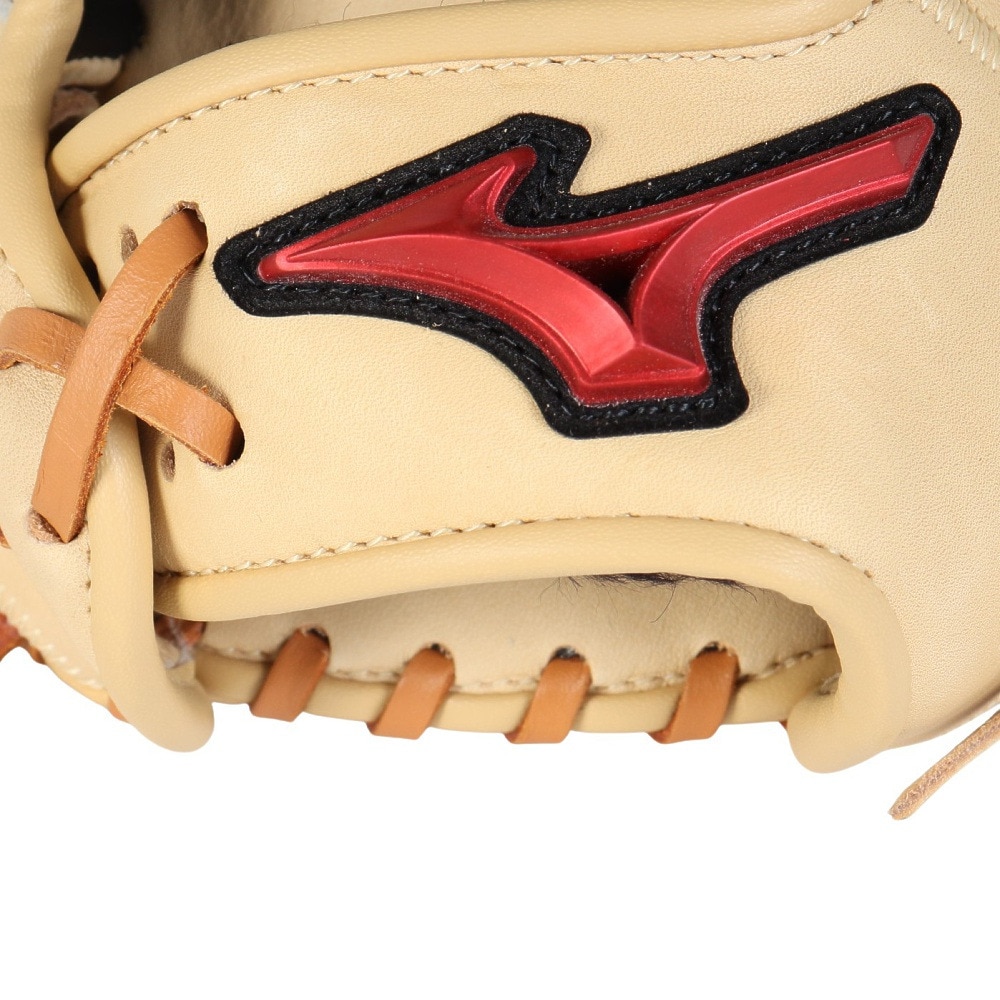 ミズノ（MIZUNO）（キッズ）少年軟式用グラブ オールラウンド用 野球グローブ ジュニア ウィルドライブ レッド U-Plus 1AJGY32330 8049