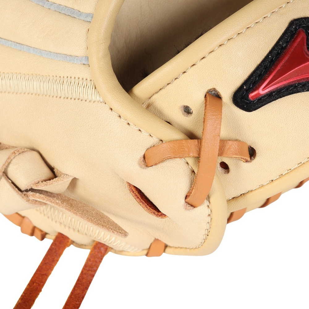 ミズノ（MIZUNO）（キッズ）少年軟式用グラブ オールラウンド用 野球グローブ ジュニア ウィルドライブ レッド U-Plus 1AJGY32330 8049