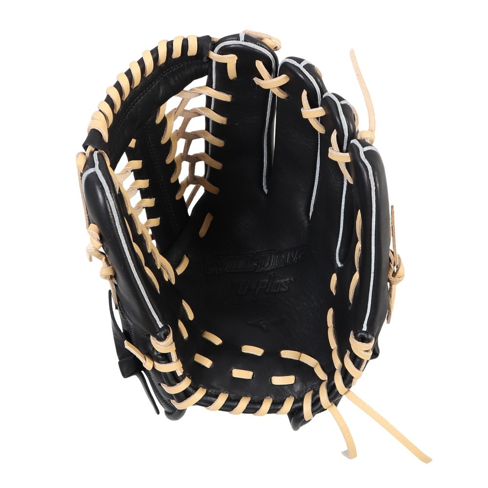 ミズノ（MIZUNO）（キッズ）少年軟式用グラブ オールラウンド用 野球グローブ ジュニア ウィルドライブ レッド U-Plus 1AJGY32340 0980