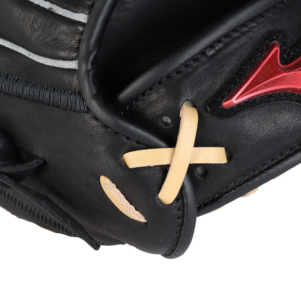 ミズノ（MIZUNO）（キッズ）少年軟式用グラブ オールラウンド用 野球グローブ ジュニア ウィルドライブ レッド U-Plus 1AJGY32340 0980