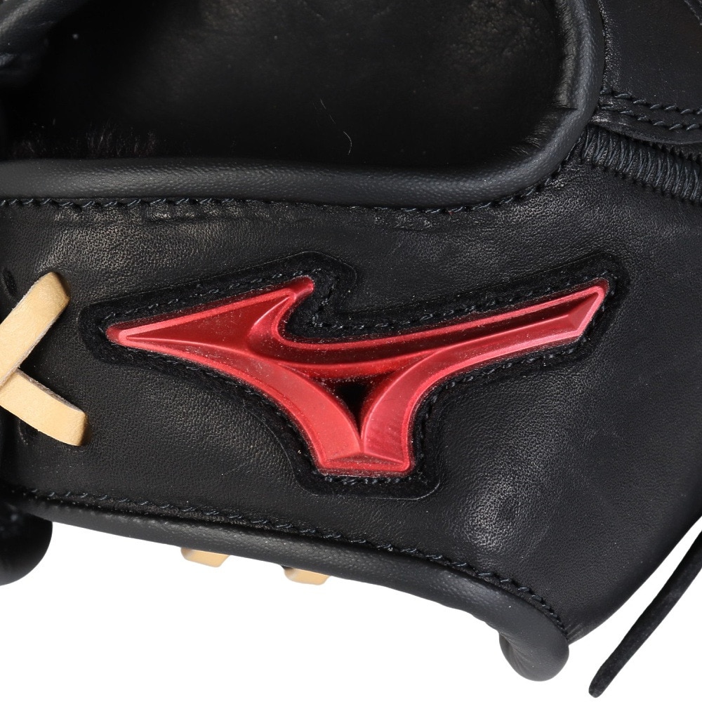 ミズノ（MIZUNO）（キッズ）少年軟式用グラブ オールラウンド用 野球グローブ ジュニア ウィルドライブ レッド U-Plus 1AJGY32340 0980
