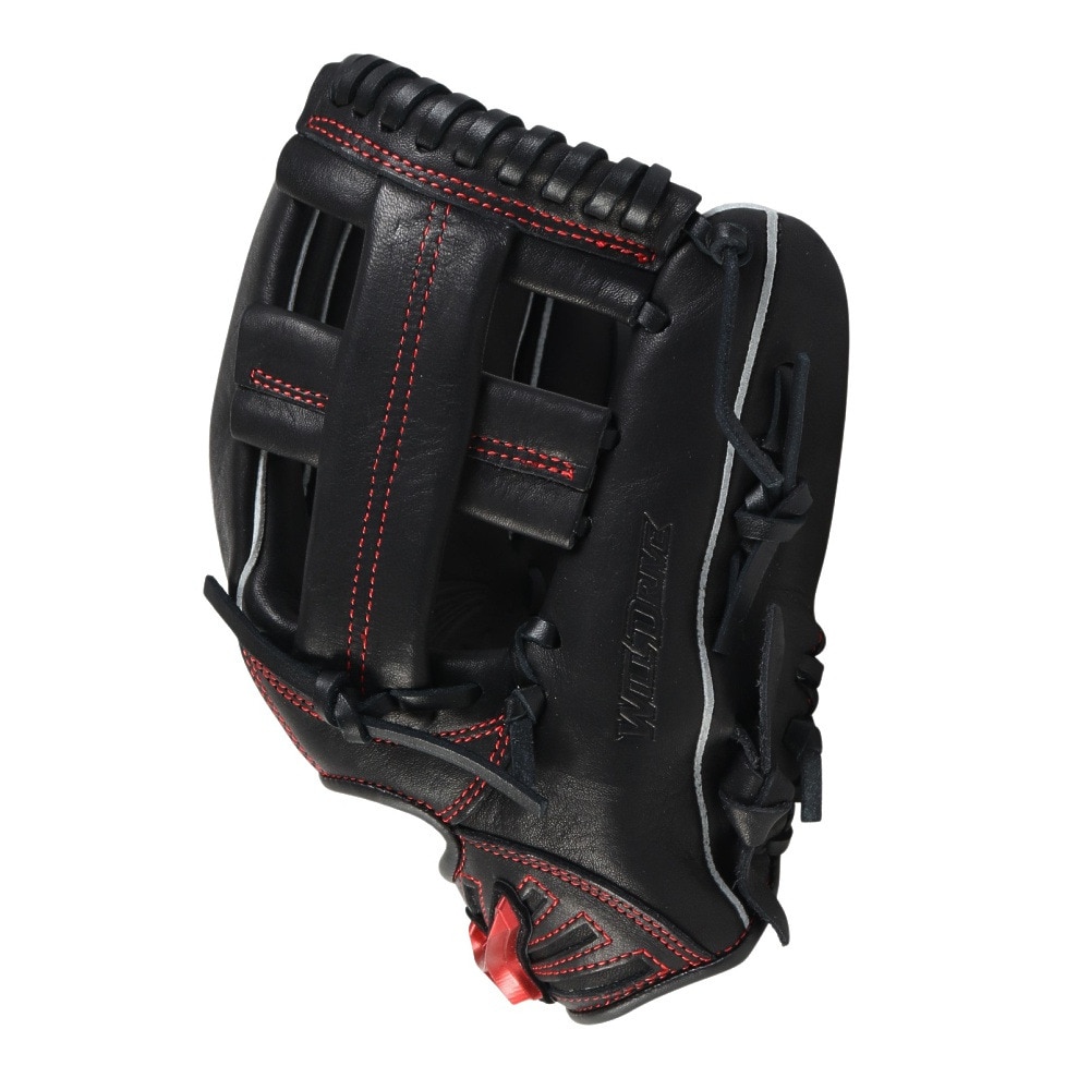 ミズノ（MIZUNO）（キッズ）【新商品】 少年軟式用グラブ オールラウンド用 野球 ジュニア ウィルドライブ レッド IBE 1AJGY32410 09