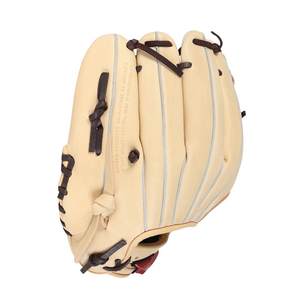 ミズノ（MIZUNO）（キッズ）少年軟式用グラブ オールラウンド用 野球グローブ ウィルドライブ RED IBE 1AJGY32420 8057