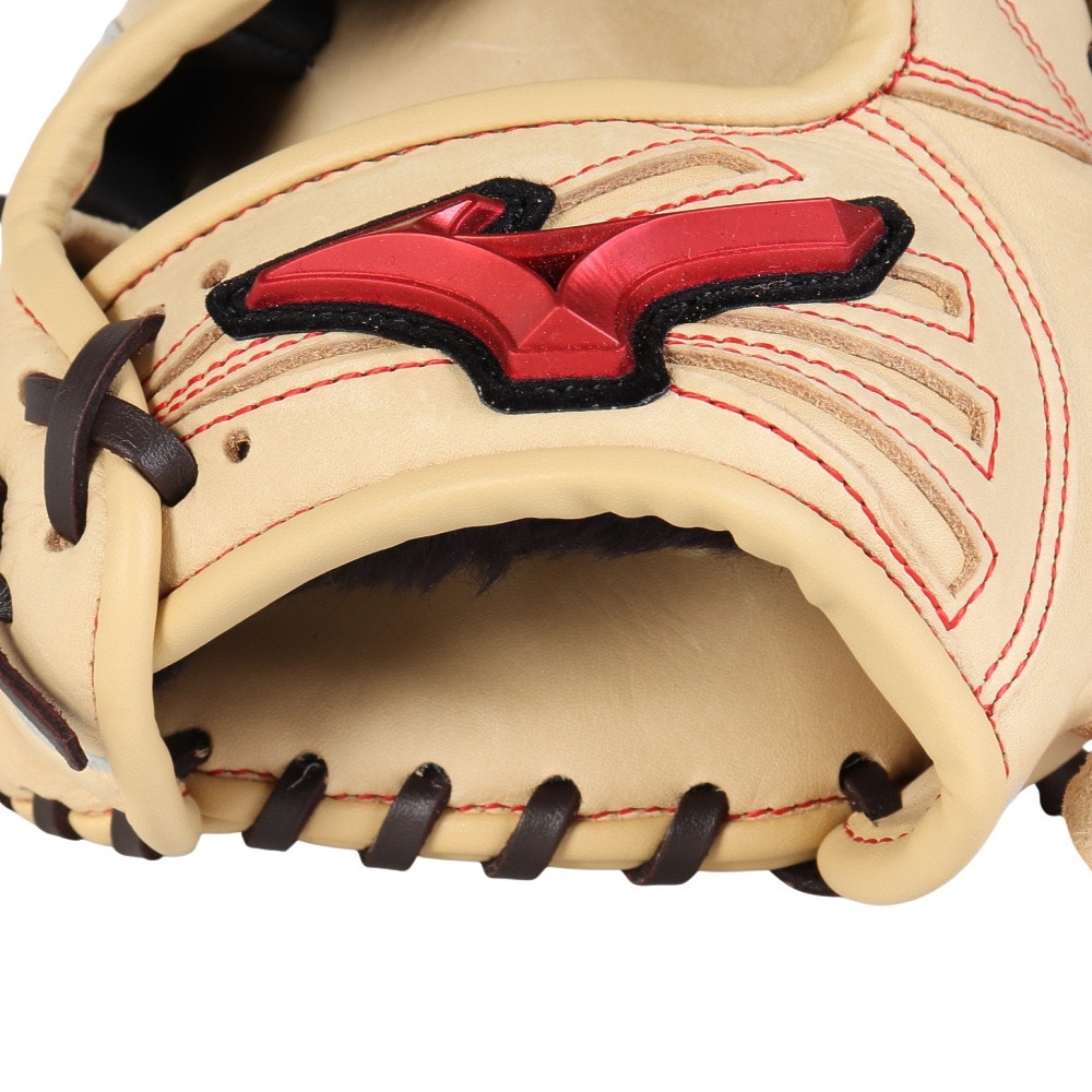 ミズノ（MIZUNO）（キッズ）少年軟式用グラブ オールラウンド用 野球グローブ ウィルドライブ RED IBE 1AJGY32420 8057