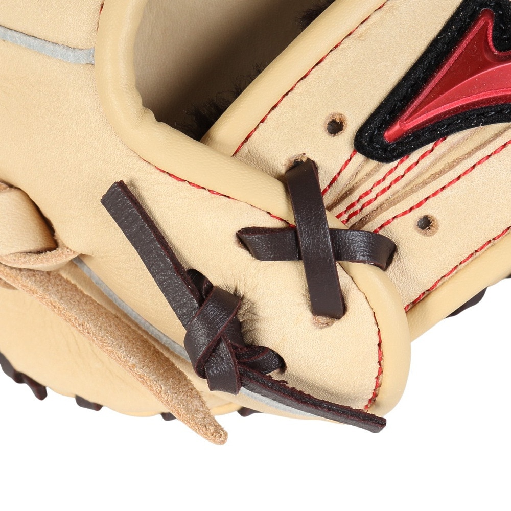 ミズノ（MIZUNO）（キッズ）少年軟式用グラブ オールラウンド用 野球グローブ ウィルドライブ RED IBE 1AJGY32420 8057