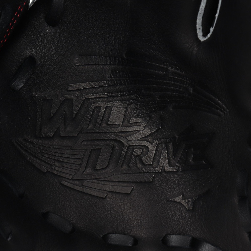 ミズノ（MIZUNO）（キッズ）少年軟式用グラブ オールラウンド用 野球グローブ ジュニア ウィルドライブ レッド IBE Lサイズ 1AJGY32430 09
