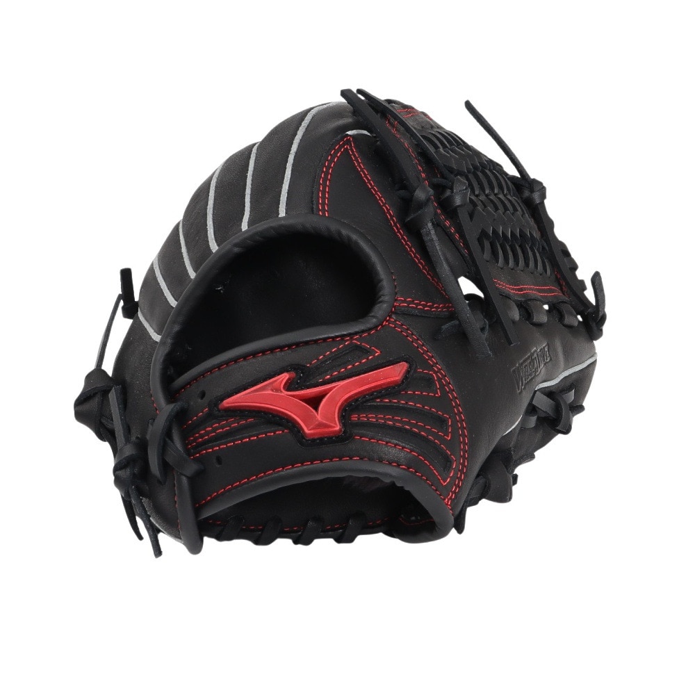 ミズノ（MIZUNO）（キッズ）少年軟式用グラブ オールラウンド用 野球グローブ ジュニア ウィルドライブ レッド IBE Lサイズ 1AJGY32430 09