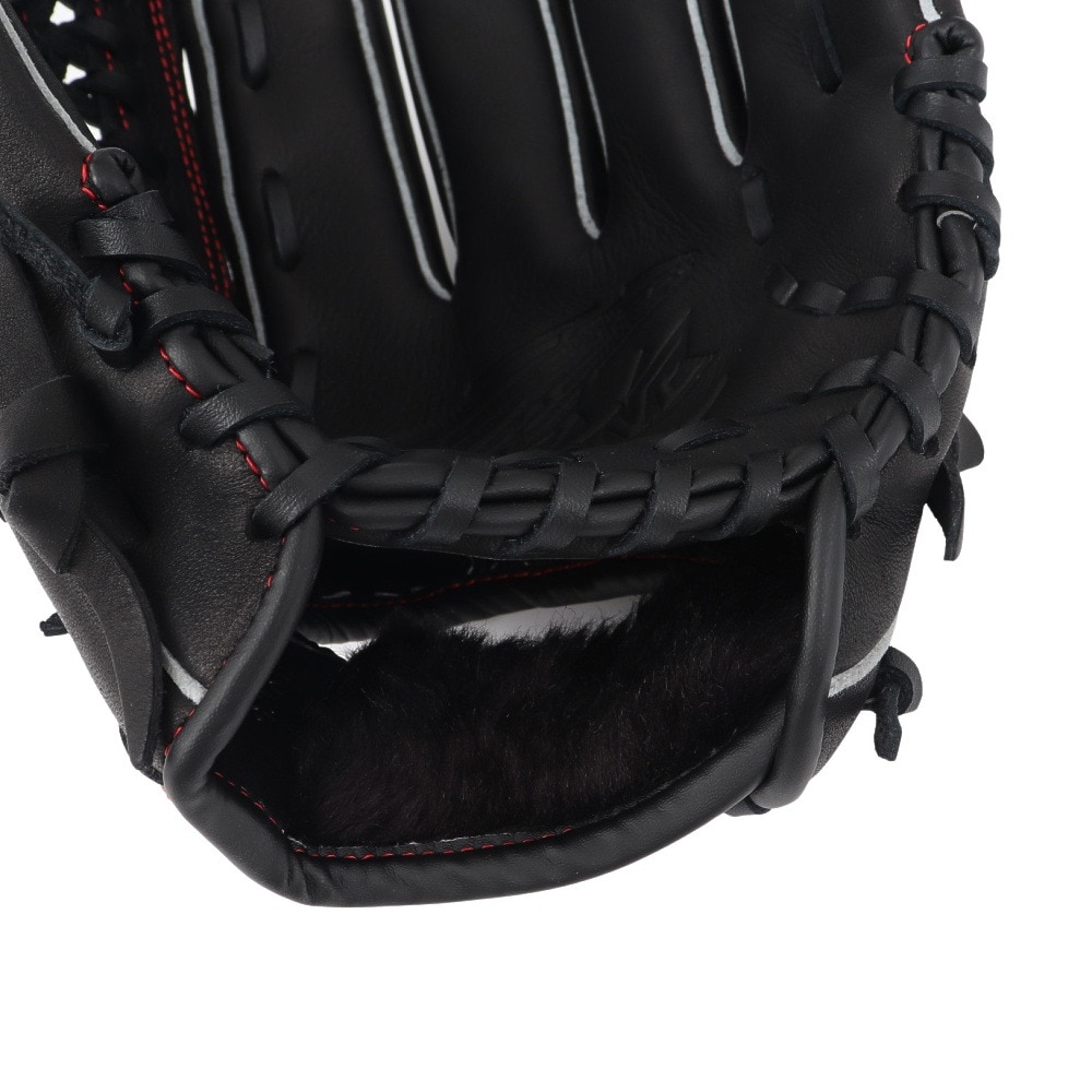 ミズノ（MIZUNO）（キッズ）少年軟式用グラブ オールラウンド用 野球グローブ ジュニア ウィルドライブ レッド IBE Lサイズ 1AJGY32430 09