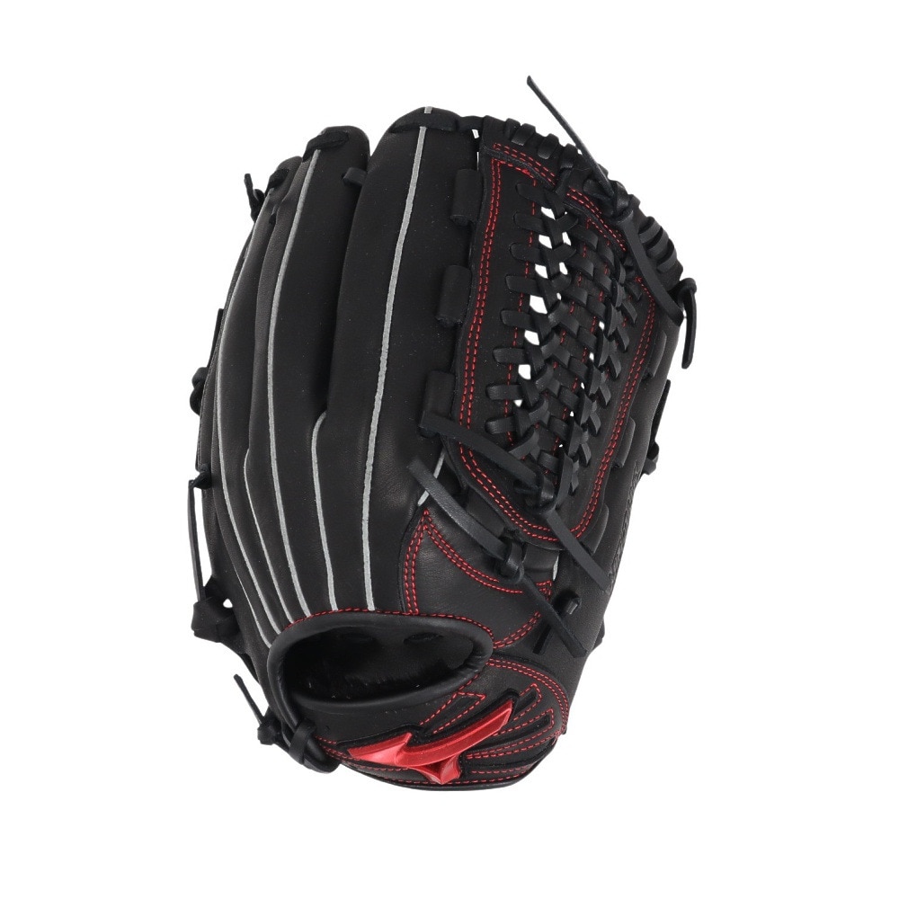 ミズノ（MIZUNO）（キッズ）少年軟式用グラブ オールラウンド用 野球グローブ ジュニア ウィルドライブ レッド IBE Lサイズ 1AJGY32430 09