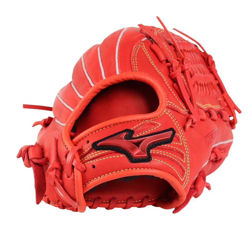 ミズノ（MIZUNO）（キッズ）少年軟式用グラブ オールラウンド用 野球 ジュニア ウィルドライブ レッド IBE 1AJGY32430 70