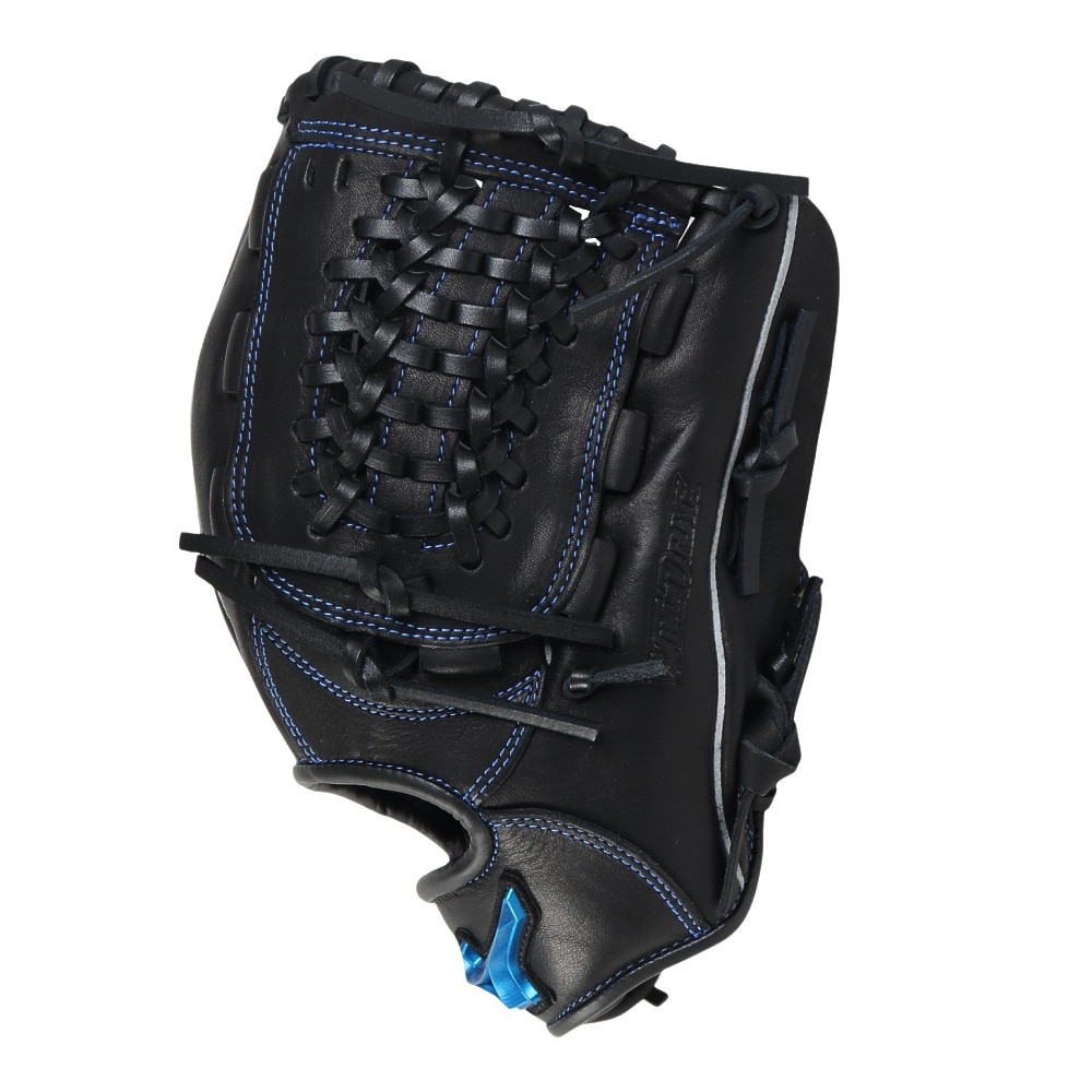 ミズノ（MIZUNO）（キッズ）少年軟式用グラブ オールラウンド用 野球グローブ ジュニア ウィルドライブ ブルー Lサイズ 1AJGY32530 09
