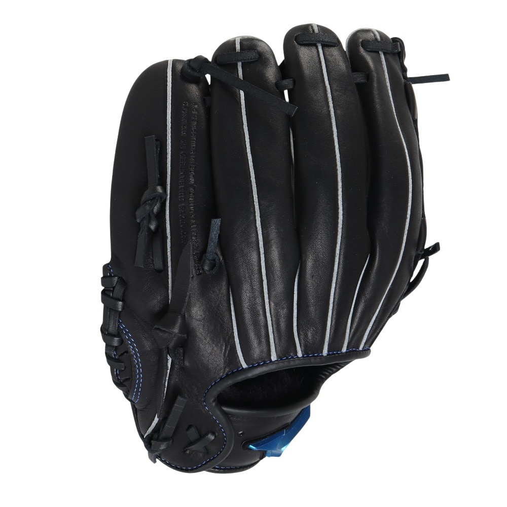 ミズノ（MIZUNO）（キッズ）少年軟式用グラブ オールラウンド用 野球グローブ ジュニア ウィルドライブ ブルー Lサイズ 1AJGY32530 09