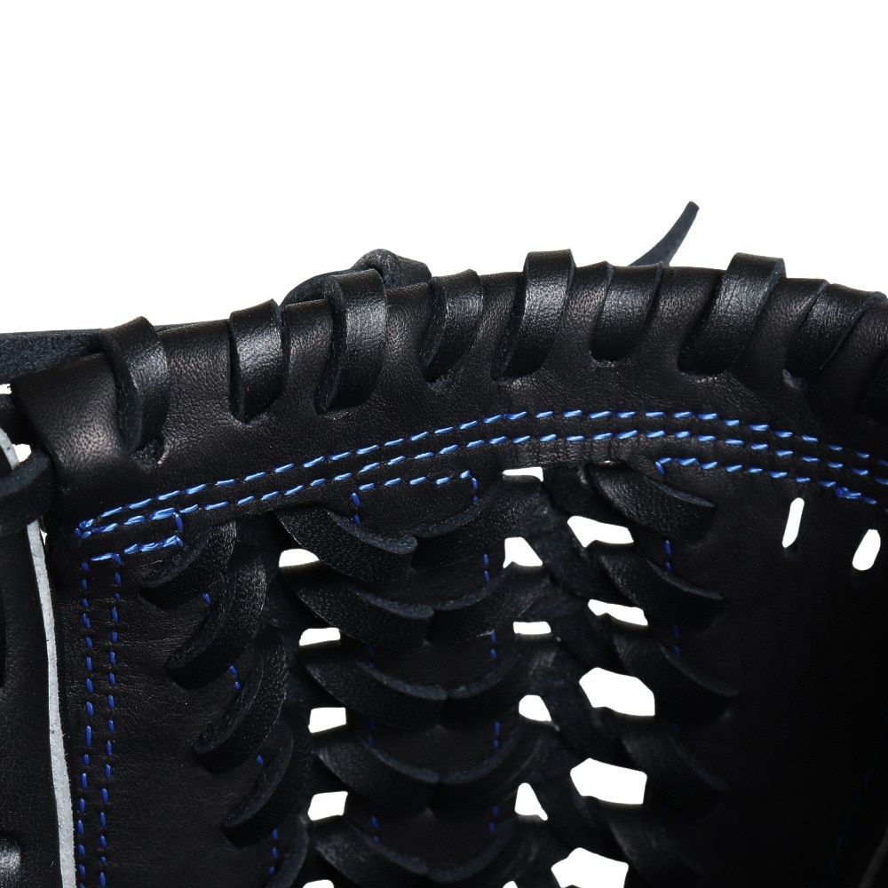 ミズノ（MIZUNO）（キッズ）少年軟式用グラブ オールラウンド用 野球グローブ ジュニア ウィルドライブ ブルー Lサイズ 1AJGY32530 09