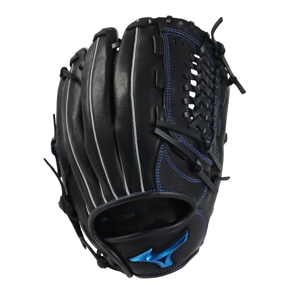 ミズノ（MIZUNO）（キッズ）少年軟式用グラブ オールラウンド用 野球グローブ ジュニア ウィルドライブ ブルー Lサイズ 1AJGY32530 09