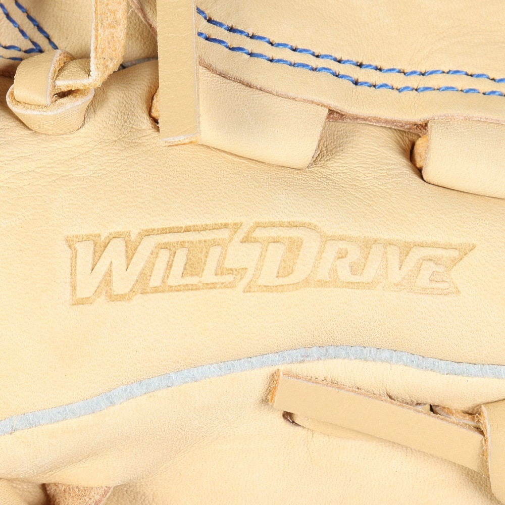 ミズノ（MIZUNO）（キッズ）少年軟式用グラブ オールラウンド用 野球グローブ ウィルドライブ ブルー L 1AJGY32530 80