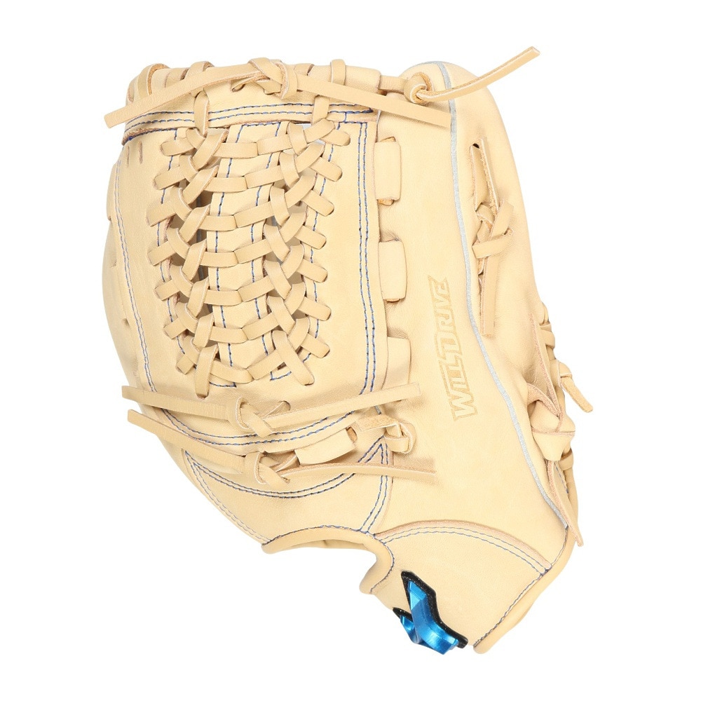 ミズノ（MIZUNO）（キッズ）少年軟式用グラブ オールラウンド用 野球グローブ ウィルドライブ ブルー L 1AJGY32530 80