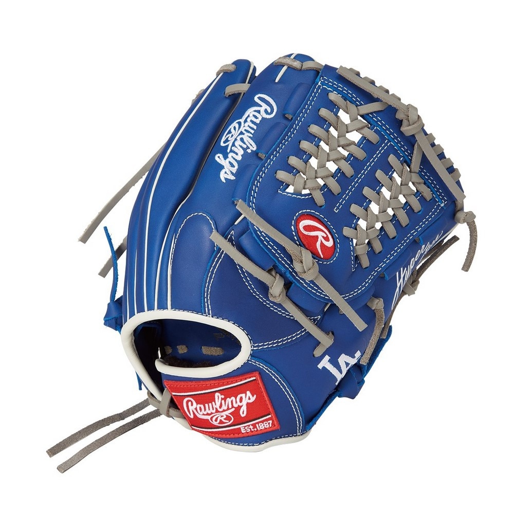 ローリングス（Rawlings）（キッズ）少年軟式用グラブ オールラウンド用 ジュニア ハイパーテック MLB チーム N6L1 LAD GJ5HTMN6L1-LAD