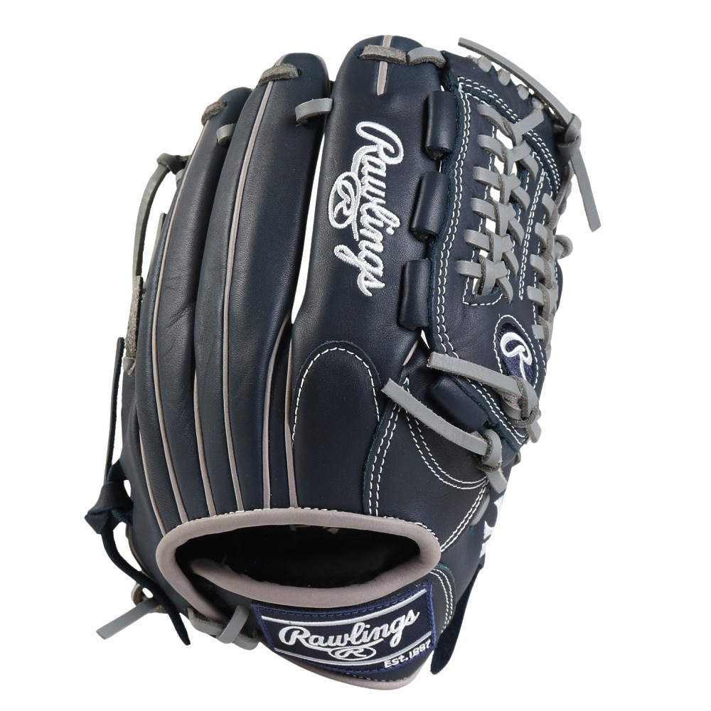 ローリングス（Rawlings）（キッズ）少年軟式用グラブ オールラウンド用 野球グローブ ジュニア ハイパーテック MLB TEAM GJ5HTMN6L1-NYY