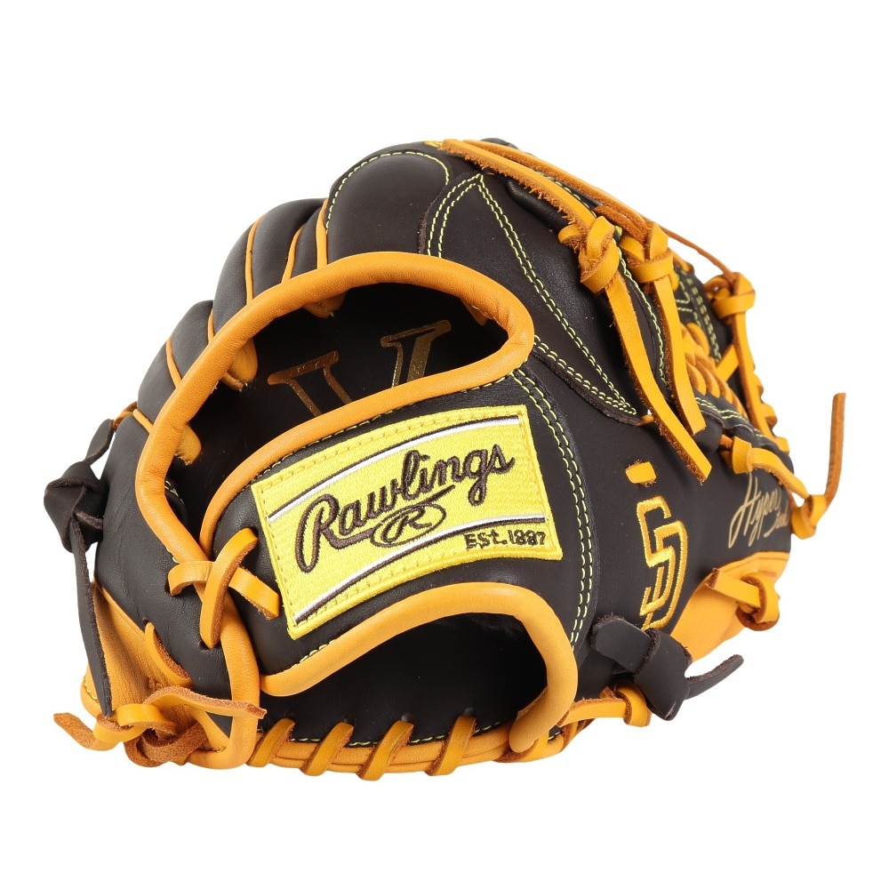 ローリングス（Rawlings）（キッズ）少年軟式用グラブ オールラウンド用 野球グローブ ジュニア ハイパーテック MLB TEAM GJ5HTMN6L1-SPD