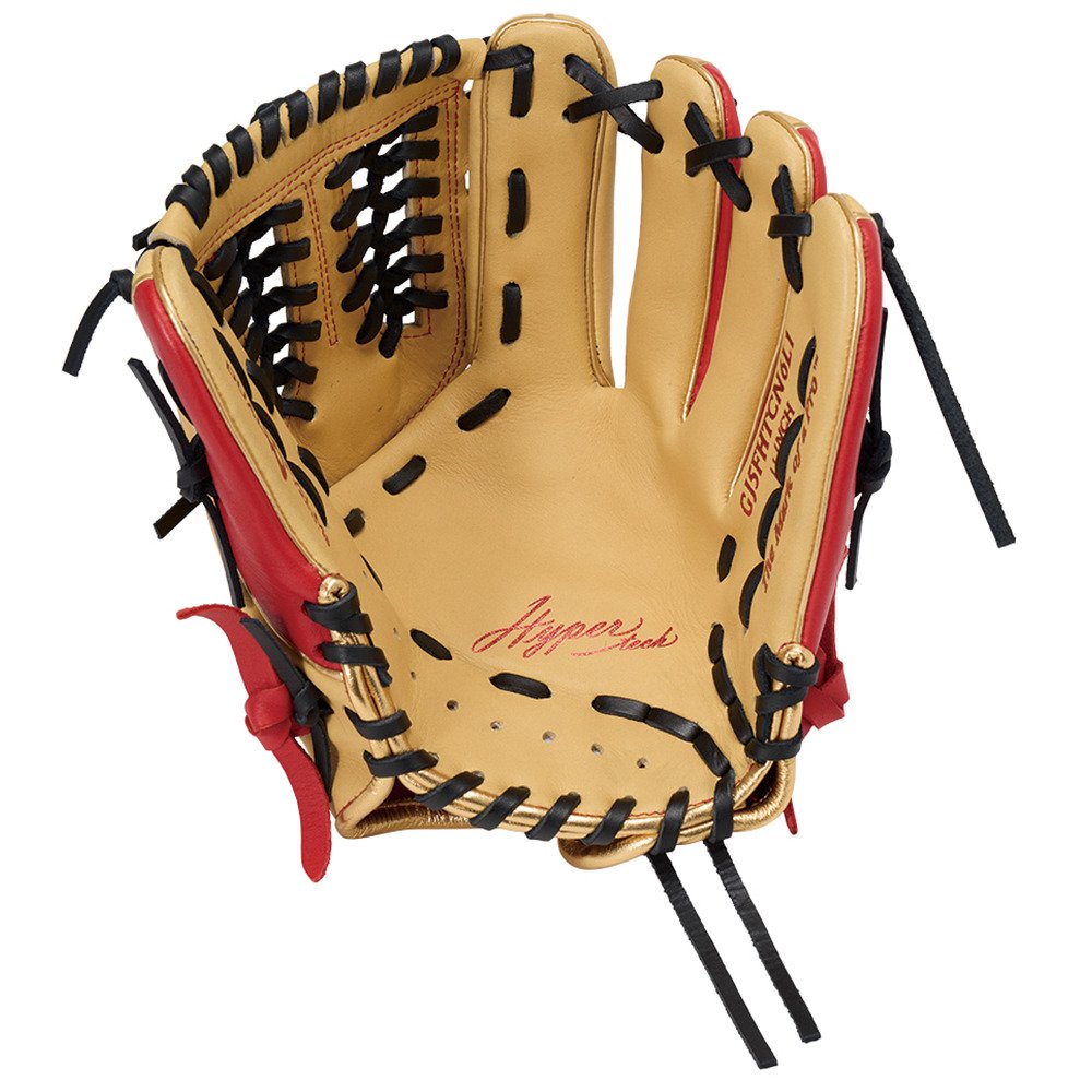 Rawlings 軟式 野球グローブ ベージュ/レッド ローリングス（Rawlings）（キッズ）少年軟式用グラブ オールラウンド