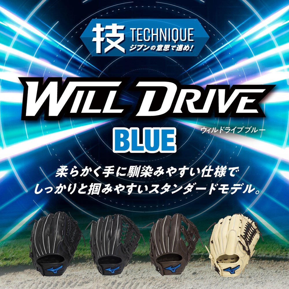 ミズノ（MIZUNO）（キッズ）少年軟式用グラブ オールラウンド用 野球