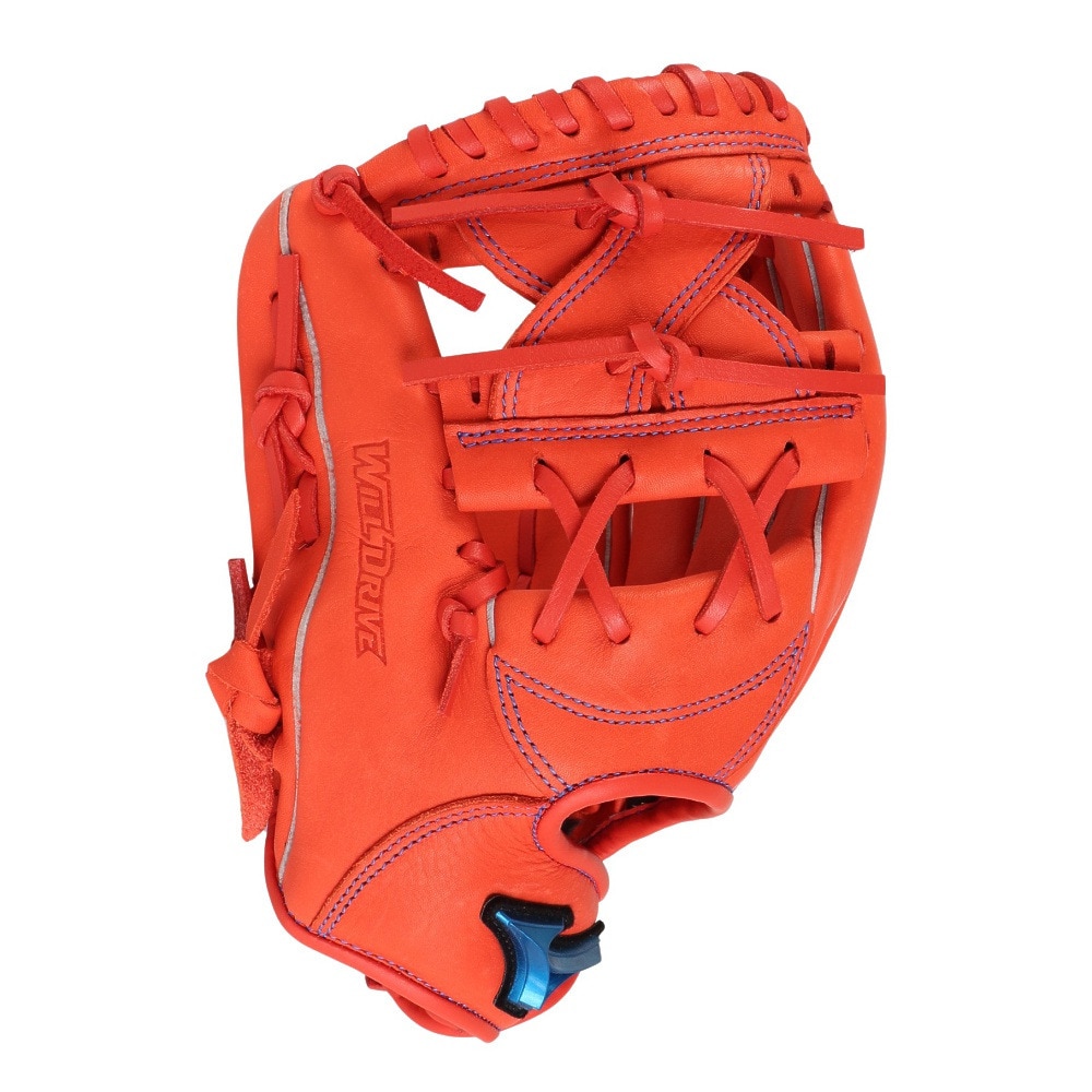 ミズノ（MIZUNO）（キッズ）少年軟式用グラブ オールラウンド用 野球グローブ ジュニア ウィルドライブ ブルー WILL DRIVE 1AJGY20330 52H
