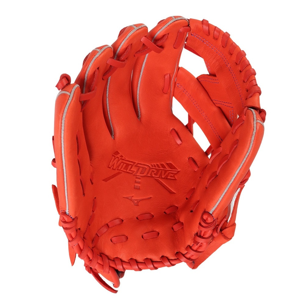 ミズノ（MIZUNO）（キッズ）少年軟式用グラブ オールラウンド用 野球グローブ ジュニア ウィルドライブ ブルー WILL DRIVE 1AJGY20330 52H