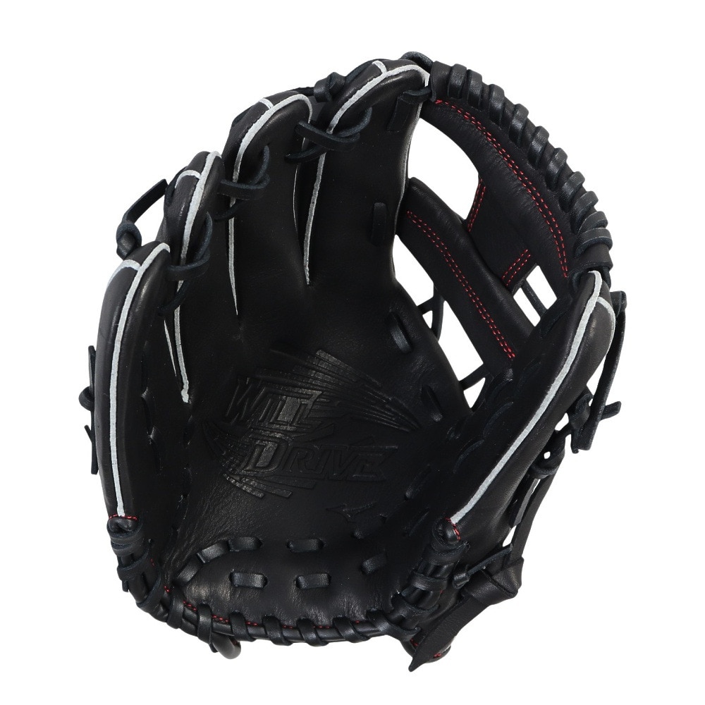 ミズノ（MIZUNO）（キッズ）少年軟式用グラブ オールラウンド用 野球グローブ ウィルドライブ RED IBE 左投げ用 1AJGY32420 09H